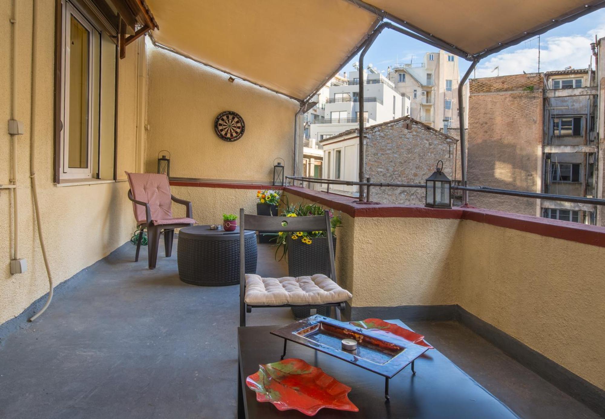 Downtown Quiet Apartment On A Pedestrian Street Athene Buitenkant foto
